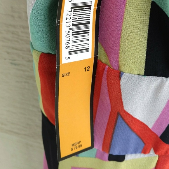 ILE New York Colorful Mod Sleeveless Dress - Picture 7 of 8